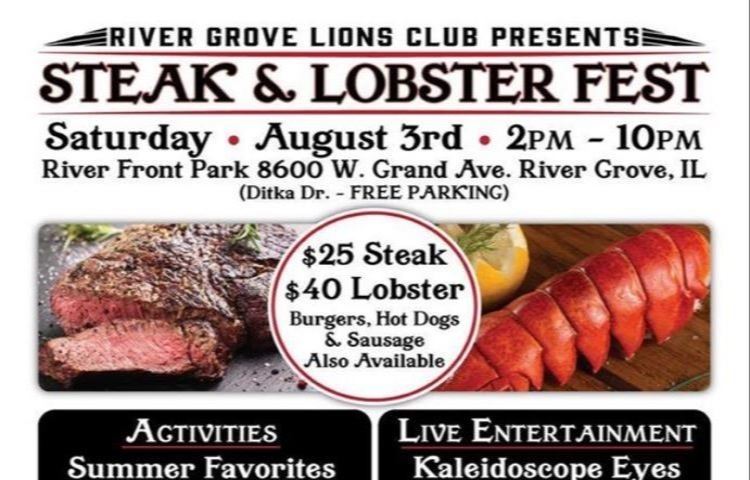 2019 Steak Lobster Fest flyer