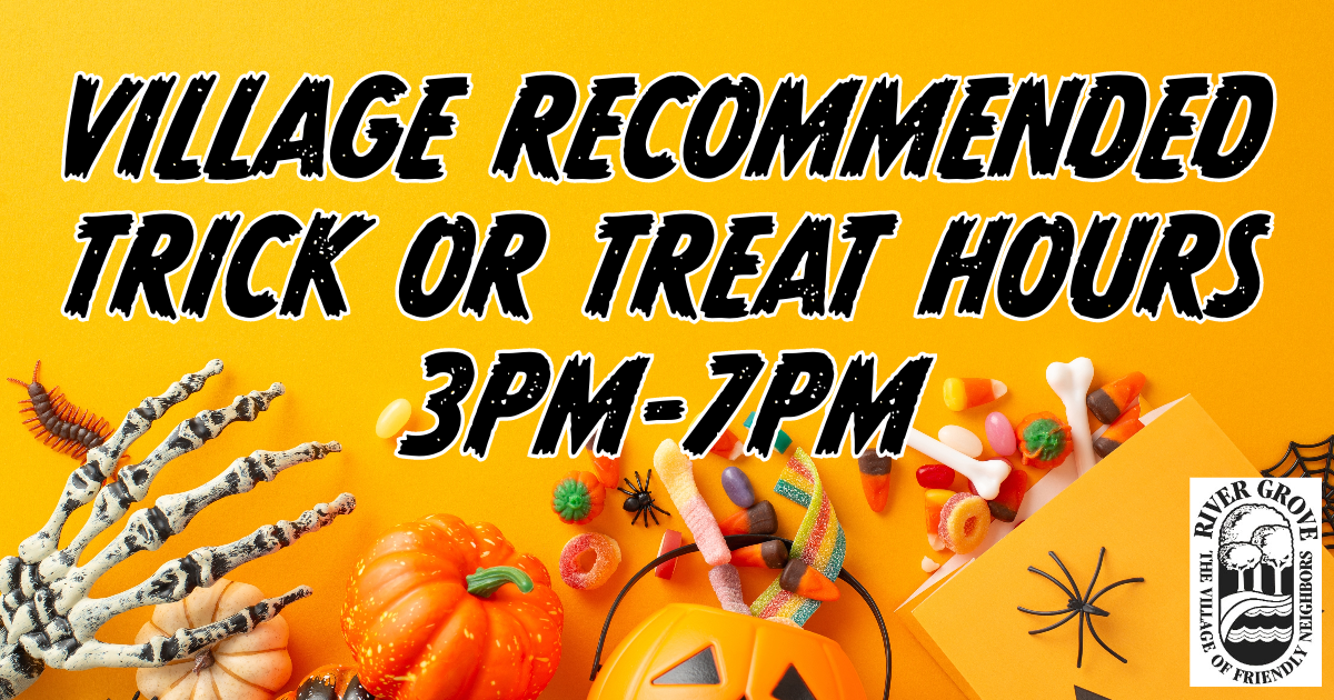 TRICK OR TREAT HOURS  3-7