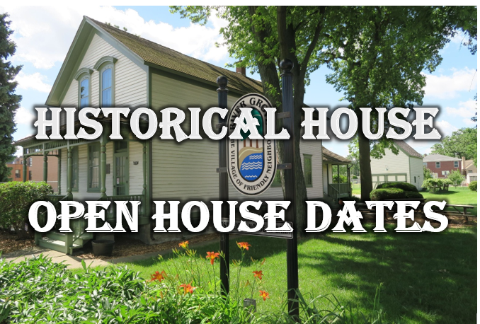 Historical House Open House Date 