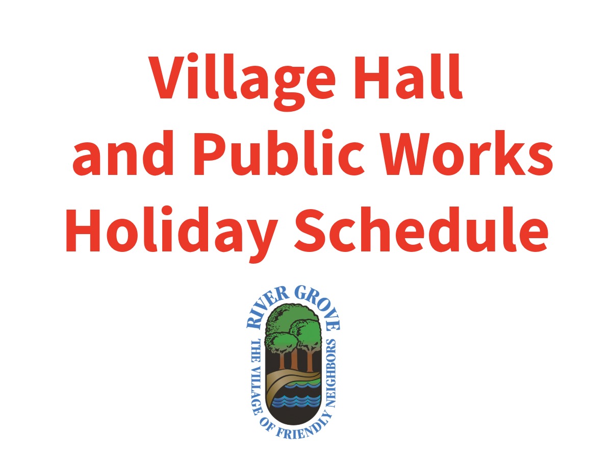 Village Hall + PW Holiday Schedule Cover Pic